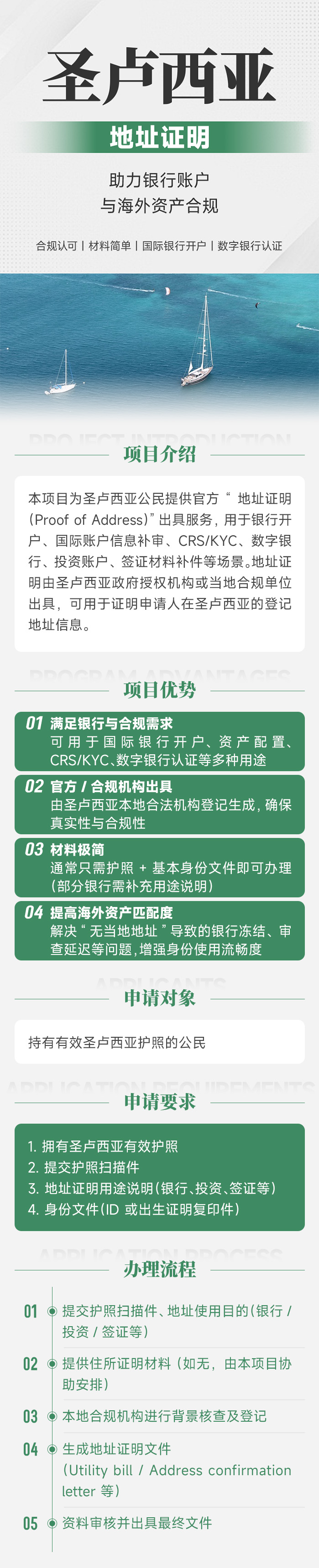 圣卢西亚-地址证明 · 详细介绍